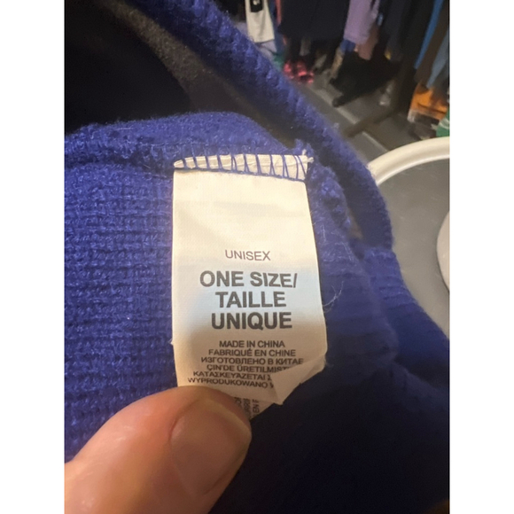 Unisex The North Face Beanie Hat One Size Blue - Picture 5 of 5